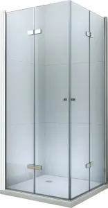 MEXEN/S - LIMA sprchovací kút 80x80, transparent, chróm 856-080-080-02-00