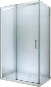 MEXEN/S - OMEGA sprchovací kút 150x100, transparent, chróm 825-150-100-01-00