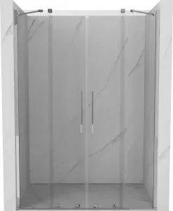 MEXEN/S - Velar Duo posuvné sprchové dvere 140, transparent, chróm 871-140-000-02-01
