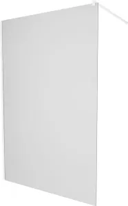 MEXEN/S - KIOTO Sprchová zástena WALK-IN 90 x 200, dekor jinovatka 8 mm, biela 800-090-101-20-30