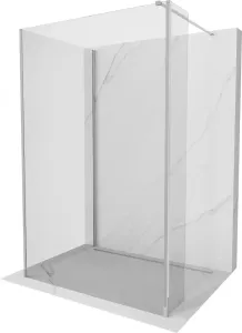 MEXEN/S - Kyoto Sprchová zástena WALK-IN 100 x 90 x 30 cm, transparent, chróm 800-100-090-221-01-00-030