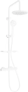 MEXEN/S - KT40 Sprchový stĺp s termostatickou batériou bielej 771504093-20