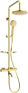 MEXEN/S - KT40 vaňový stĺp s termostatickou batériou, zlato 779004093-50