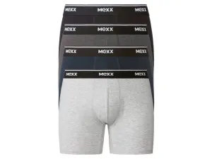 MEXX Pánske boxerky, 4 kusy (M, čierna/sivá/modrá)
