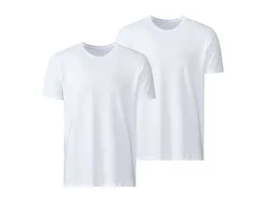 MEXX Pánske tričko, 2 kusy (L, biela/okrúhly výstrih)