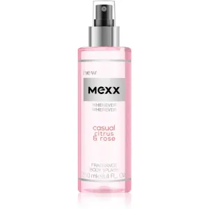 Mexx Whenever Wherever Casual Citrus & Rose osviežujúci telový sprej pre ženy 250 ml