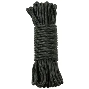 MFH polypropylénové lano 15 metrov 9mm čierne