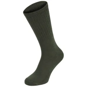MFH Armádne ponožky, OD zelená, polodlhé, 3 balenia