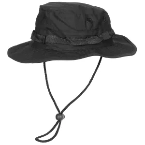 Klobúk MFH® US GI Bush Hat Rip Stop - čierny (Farba: Čierna, Veľkosť: S) #5530948