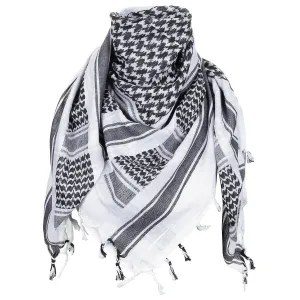 Šatka Palestína so strapcami MFH® – Čierna / biela (Farba: Čierna / biela) #2373919