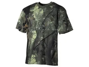 Bavlnené tričko klasického stylu US army MFH® – Lovec zelený (Farba: Lovec zelený, Veľkosť: S)