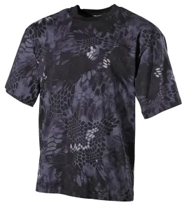 Bavlnené tričko US army MFH® s krátkym rukávom – Čierna (Farba: Čierna, Veľkosť: 3XL) #2372660