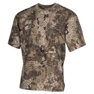 Bavlnené tričko US army MFH® s krátkym rukávom – Snake FG (Farba: Snake FG, Veľkosť: S) #5530788