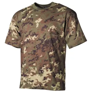 Bavlnené tričko US army MFH® s krátkym rukávom – Vegetato (Farba: Vegetato, Veľkosť: L) #2372674