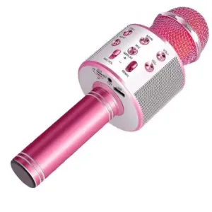 MG Bluetooth Karaoke mikrofón s reproduktorom, ružový (09106833)