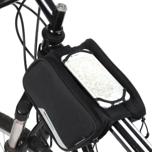 MG Bike cyklistická taška na bicykel 6.5'' 1.5L, čierna (WBB14BK)