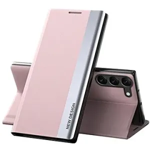 MG Sleep Case Pro knižkové puzdro na Samsung Galaxy S23 Ultra, ružové