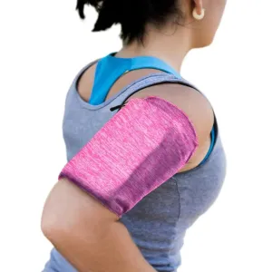 Elastická páska na ruku na behanie Fitness - Ružová KP25145