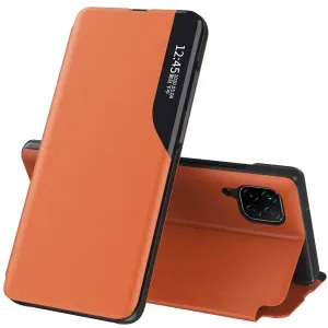 IZMAEL Huawei P40 Lite Elegantné knižkové puzdro View Case  KP10590 oranžová