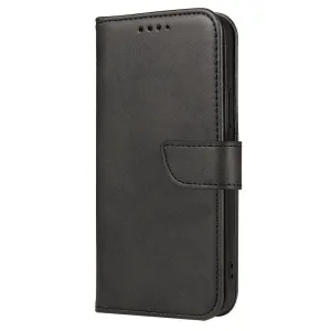 MG Magnet knižkové kožené puzdro na Motorola Moto G9 Play / Moto E7 Plus, čierne