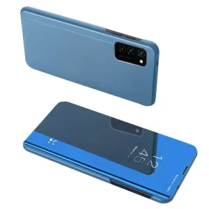 MG Clear View knižkové puzdro na Samsung Galaxy A02s, modré