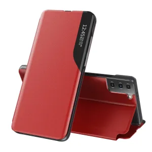 IZMAEL Samsung Galaxy S21 Plus 5G Elegantné knižkové puzdro View Case  KP10856 červená