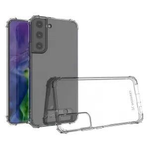 MG Anti Shock Military silikónový kryt na Samsung Galaxy S22 Plus, priesvitný