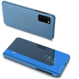 MG Clear View knižkové púzdro na Samsung Galaxy A41, modré