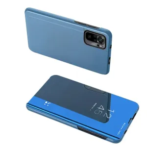 Hurtel Clear view modré púzdro na telefon Xiaomi Redmi Note 10 5G / Poco M3 Pro