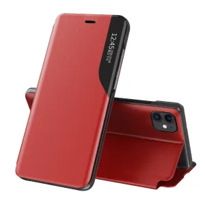 IZMAEL Apple iPhone 13 Mini Elegantné knižkové puzdro View Case  KP24669 červená