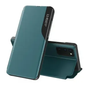 MG Eco Leather View knižkové puzdro na Samsung Galaxy M51, zelené