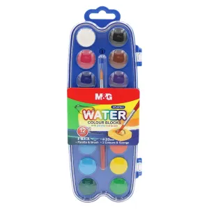 M&G - Farby vodové  mini - 14 farieb + štetec