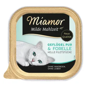 Miamor Milde Mahlzeit 6 x 100 g - kura & pstruh