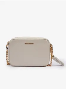 Cream Women's Leather Crossbody Handbag Michael Kors - Women #7662476