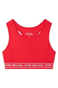 Detská športová podprsenka Michael Kors červená farba #216231