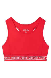 Detská športová podprsenka Michael Kors červená farba #216232