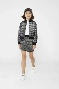 Dievčenská sukňa Michael Kors čierna farba, mini, rovný strih #8804043