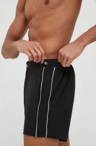 Plavkové šortky Michael Kors čierna farba