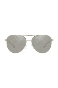 Slnečné okuliare Michael Kors dámske, zlatá farba #1456601