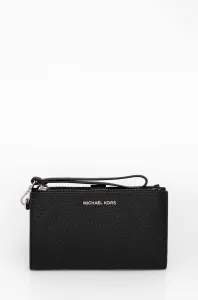 Kožená peňaženka MICHAEL Michael Kors dámsky, čierna farba #5956330