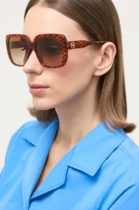 Slnečné okuliare Michael Kors dámske, hnedá farba #6021219