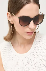Slnečné okuliare Michael Kors dámske, hnedá farba #6021225