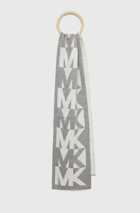 Šál Michael Kors dámsky, šedá farba, vzorovaný #2588579