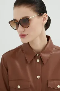 Slnečné okuliare Michael Kors dámske, hnedá farba #231259