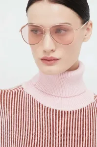 Slnečné okuliare Michael Kors dámske, ružová farba #242083