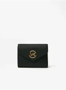 Kožená peňaženka MICHAEL Michael Kors dámsky, čierna farba #5962285