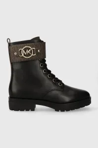 Členkové topánky MICHAEL Kors Rory dámske, čierna farba, na plochom podpätku, 40F3ROFE1L #8766362
