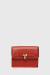 Kožená peňaženka MICHAEL Michael Kors dámsky, bordová farba #8765510
