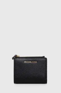 Kožená peňaženka MICHAEL Michael Kors dámsky, čierna farba #8003132
