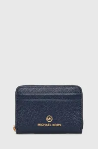 Kožená peňaženka MICHAEL Michael Kors dámsky, čierna farba #7196424